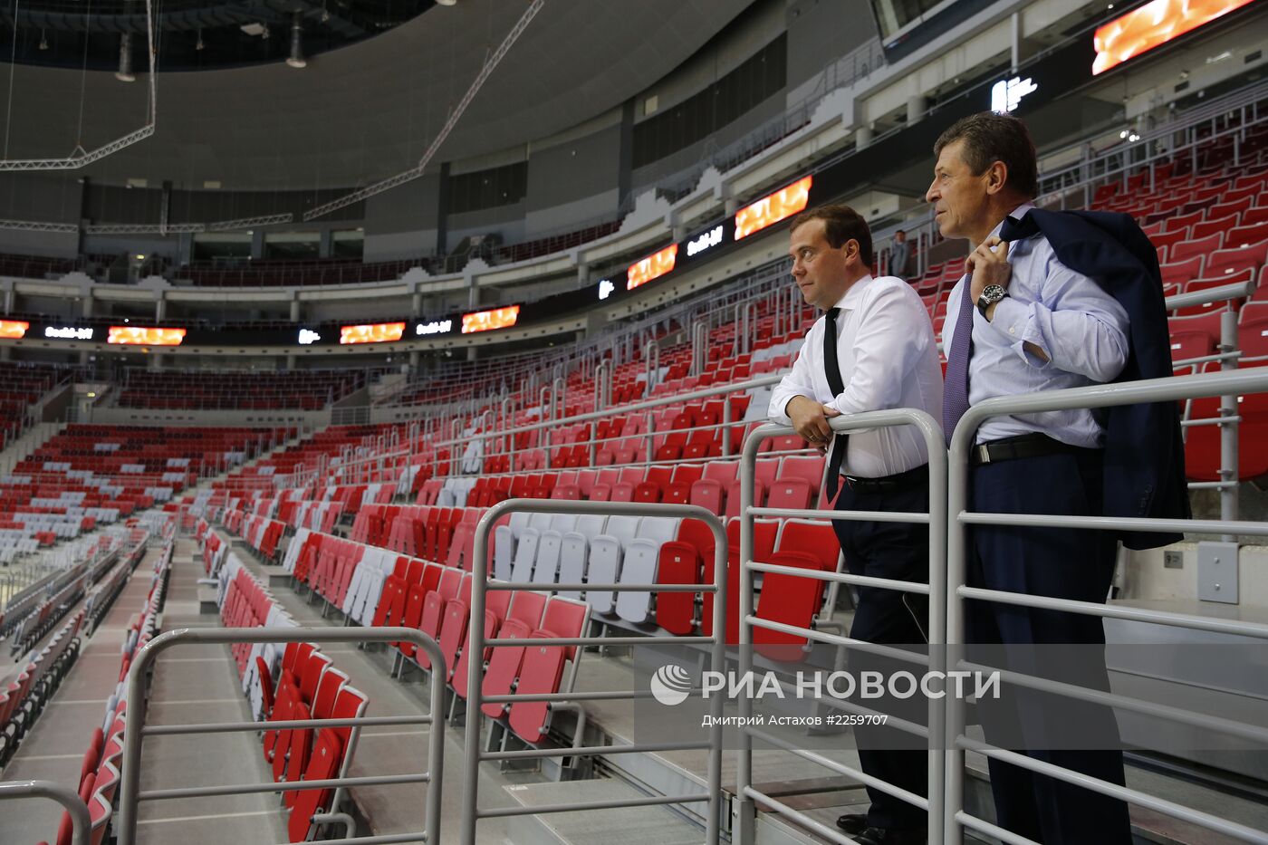 Д.Медведев посетил олимпийские объекты в Сочи
