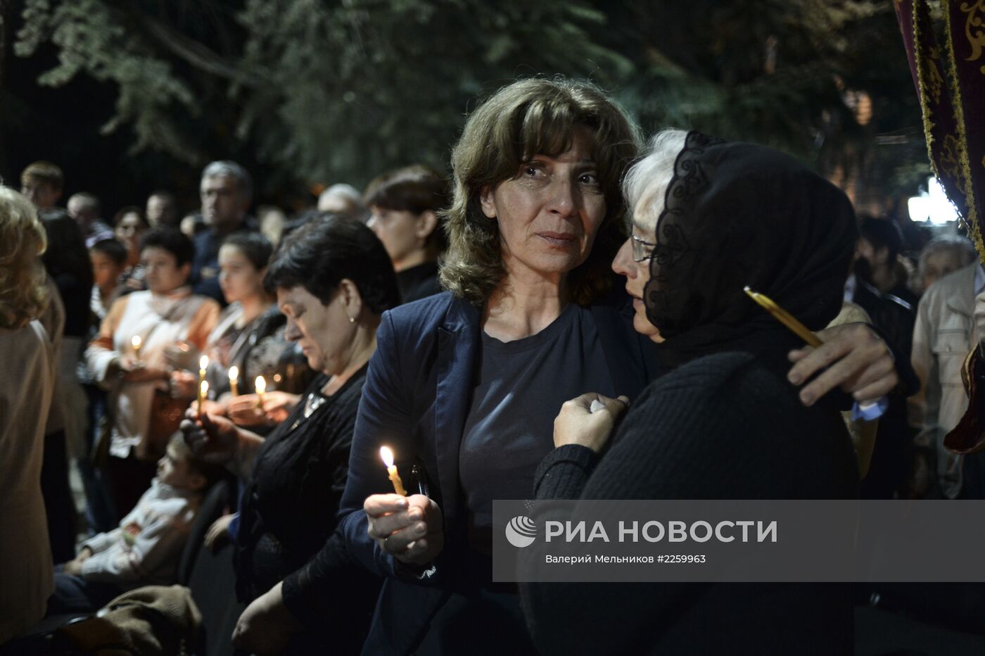 Акция памяти в связи с 5-й годовщиной событий в Южной Осетии