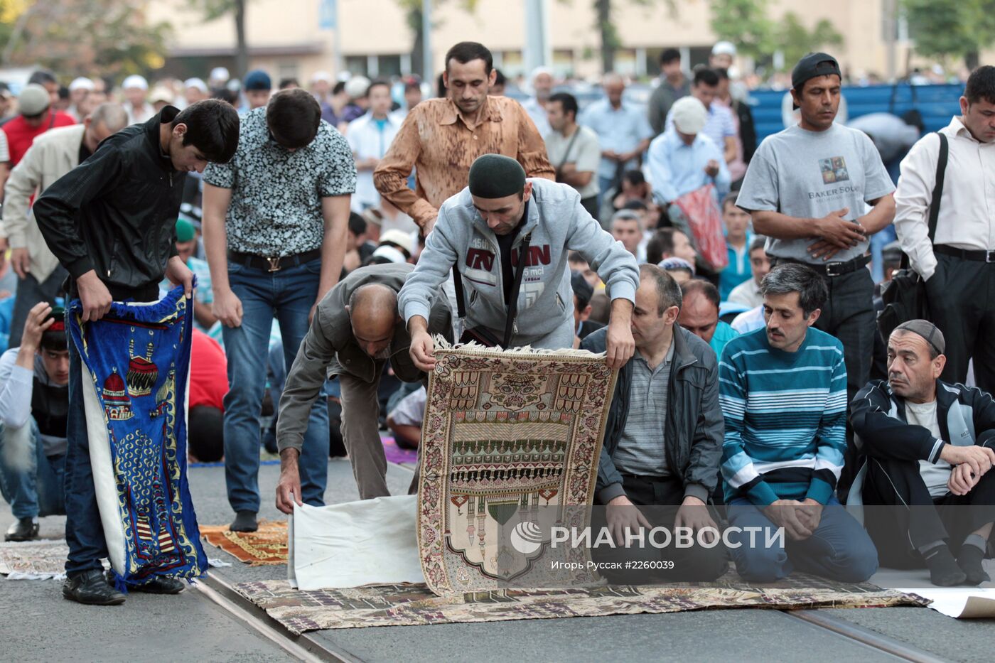 Празднование Ураза-байрама в Санкт-Петербурге