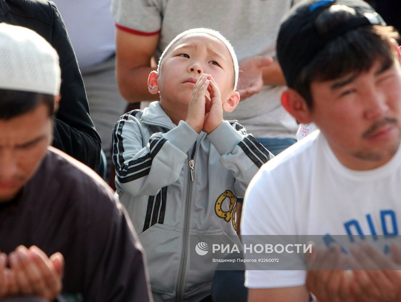 Празднование Орозо-Айт в Бишкеке
