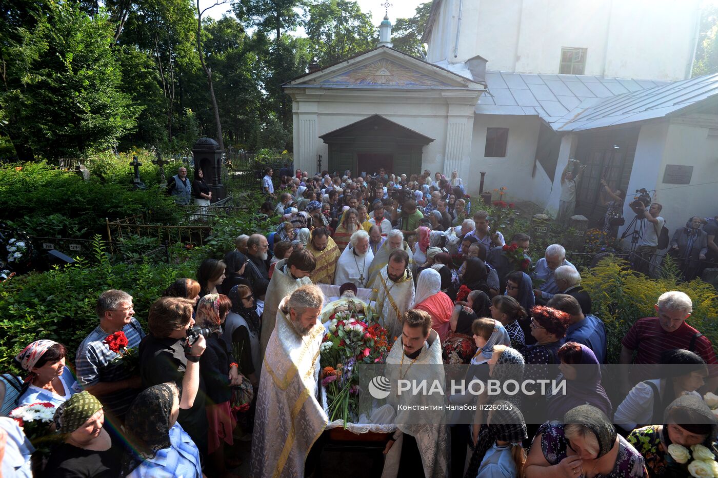 Похороны священника Павла Адельгейма