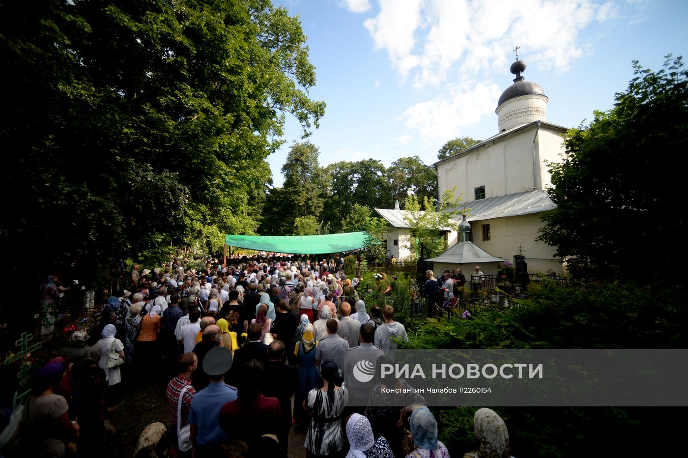 Похороны священника Павла Адельгейма