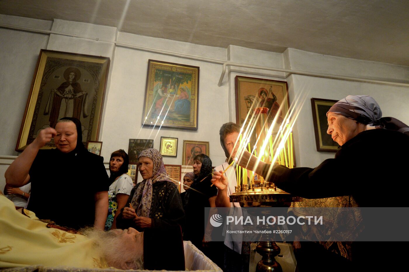 Похороны священника Павла Адельгейма