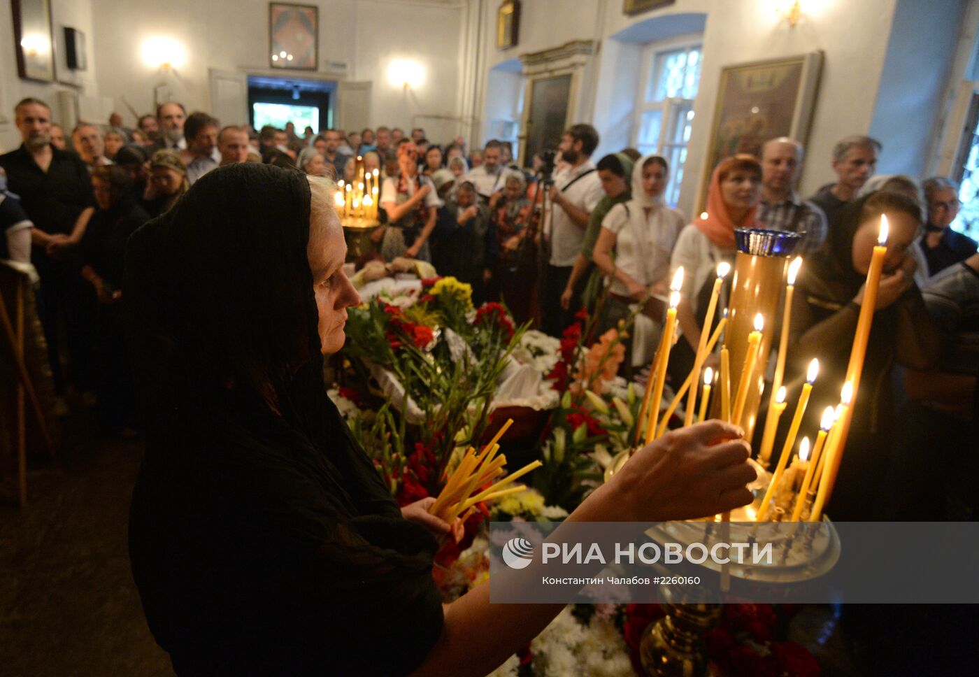 Похороны священника Павла Адельгейма