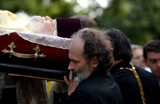 Похороны священника Павла Адельгейма