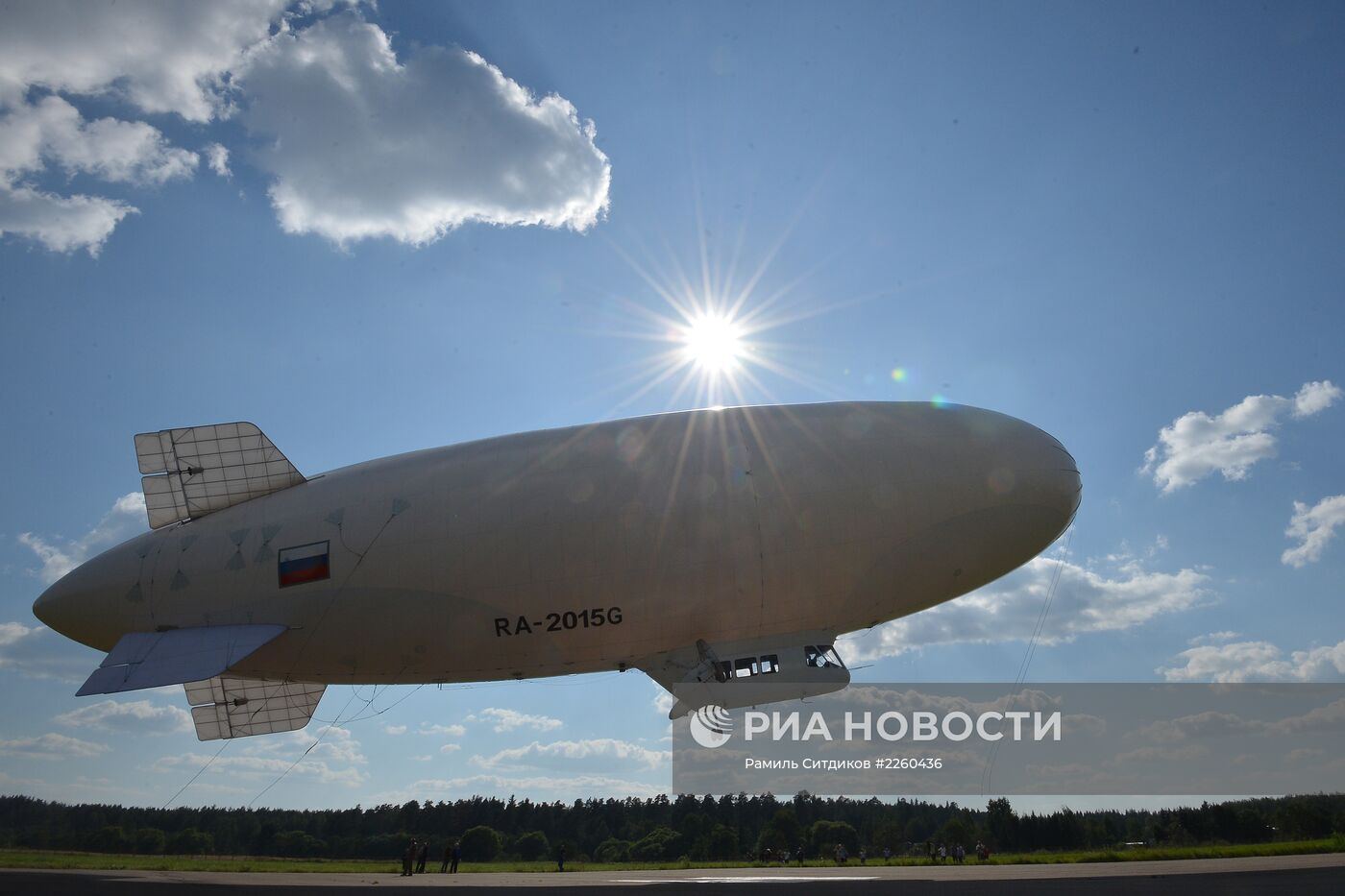 Презентация дирижабля AU-30