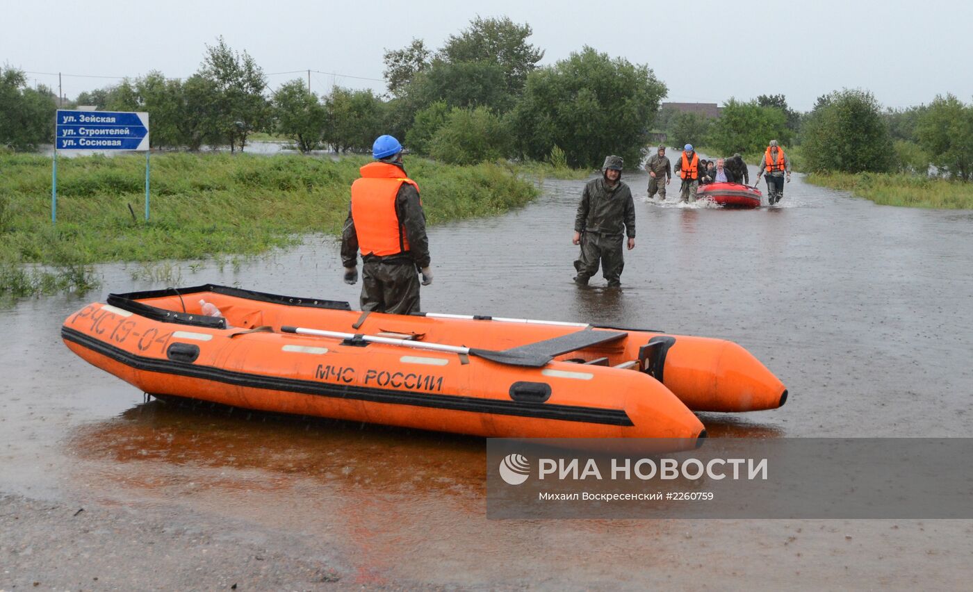 Паводок в Амурской области
