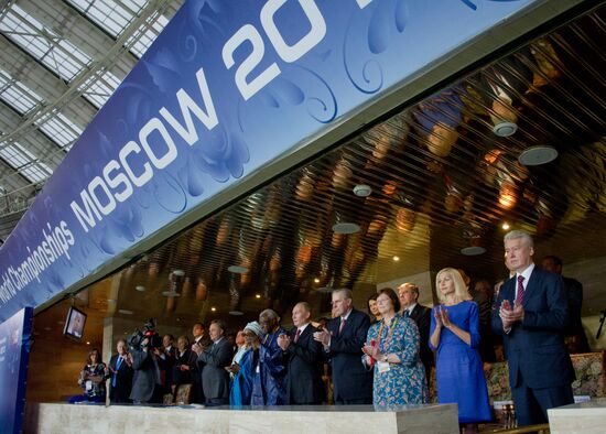 Церемония открытия чемпионата мира по легкой атлетике в Москве