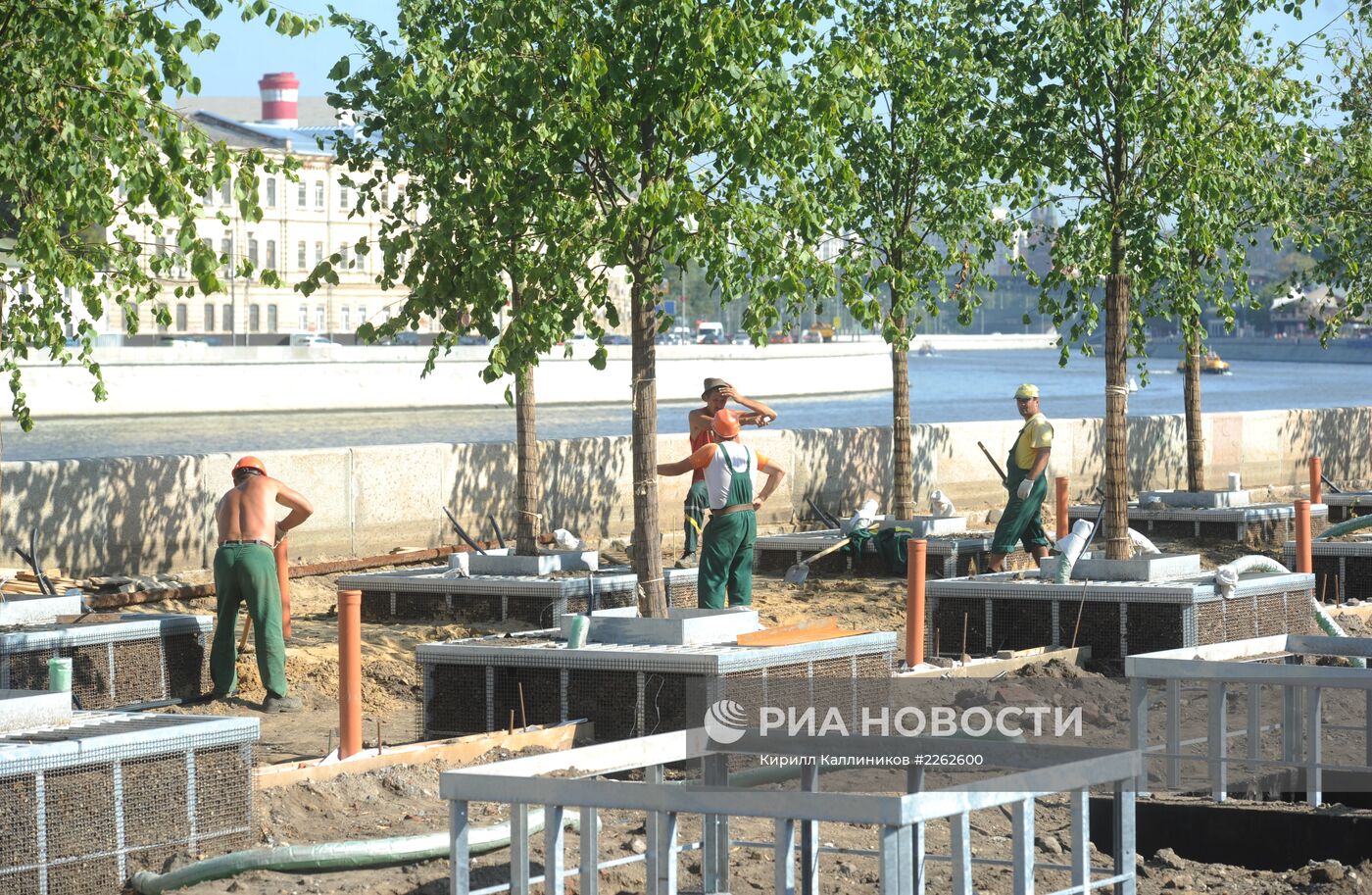 Реконструкция Крымской набережной в Москве