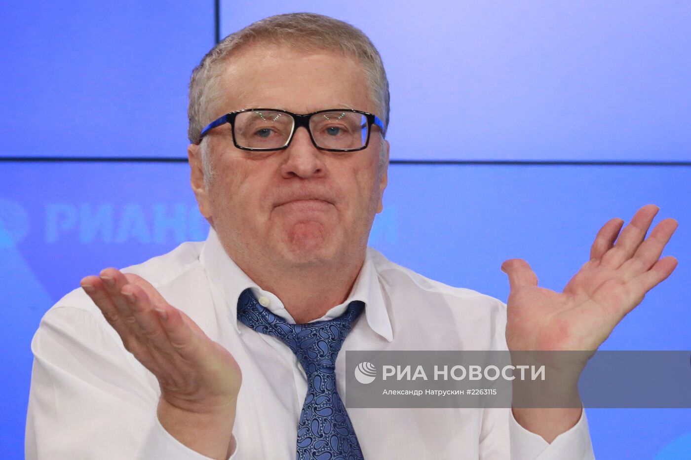 Пресс-конференция лидера ЛДПР Владимира Жириновского