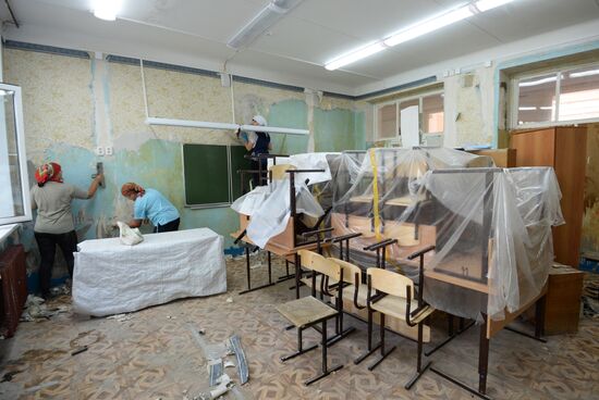 Подготовка школ к новому учебному году в Казани