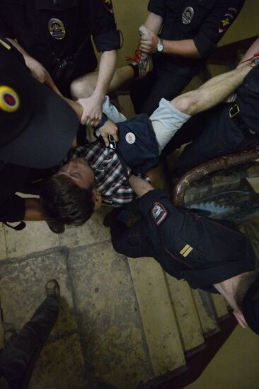 Сторонники Навального задержаны в Москве
