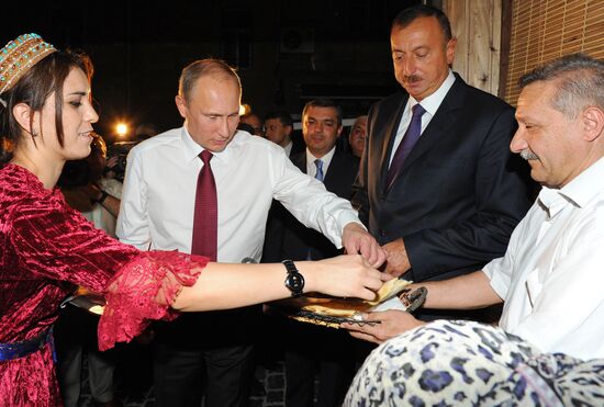 Рабочий визит В.Путина в Азербайджан