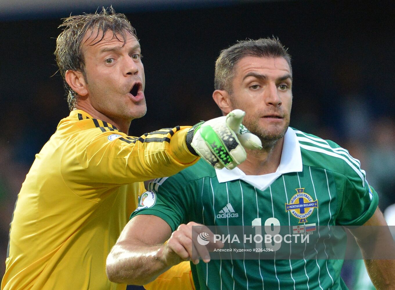 Футбол. Отборочный тур ЧМ-2014. Матч Северная Ирландия - Россия