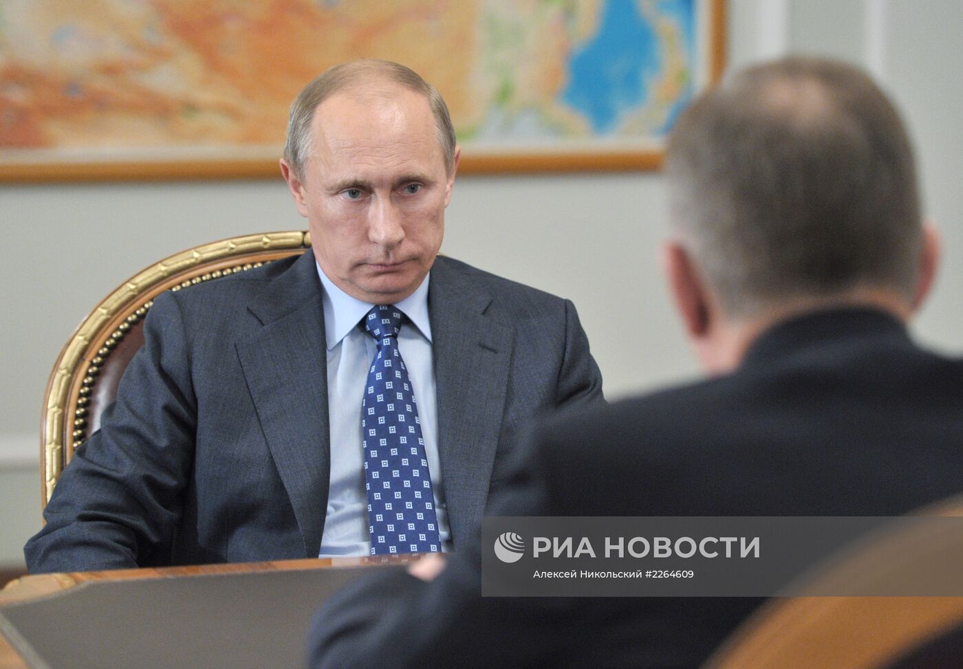 Встреча В.Путина с В.Кулишовым