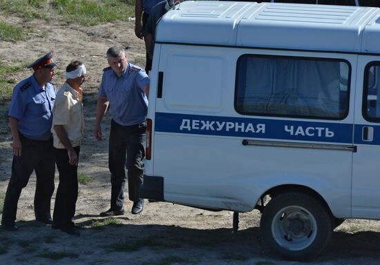 На Иртыше в Омской области столкнулись теплоход и баржа