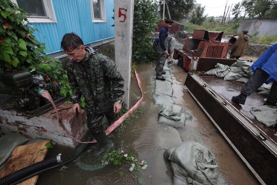 Паводковая ситуация в Хабаровске