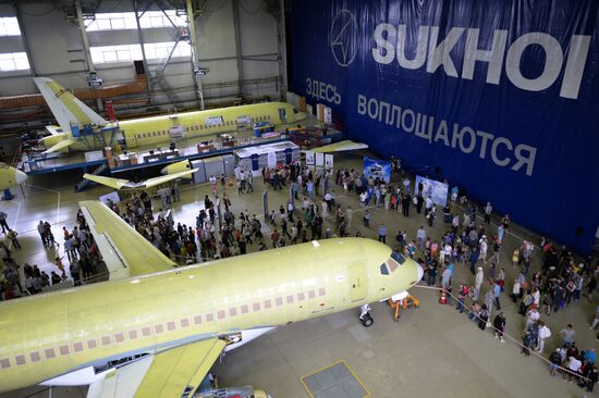 Сборка самолетов Sukhoi Superjet в Комсомольске-на-Амуре
