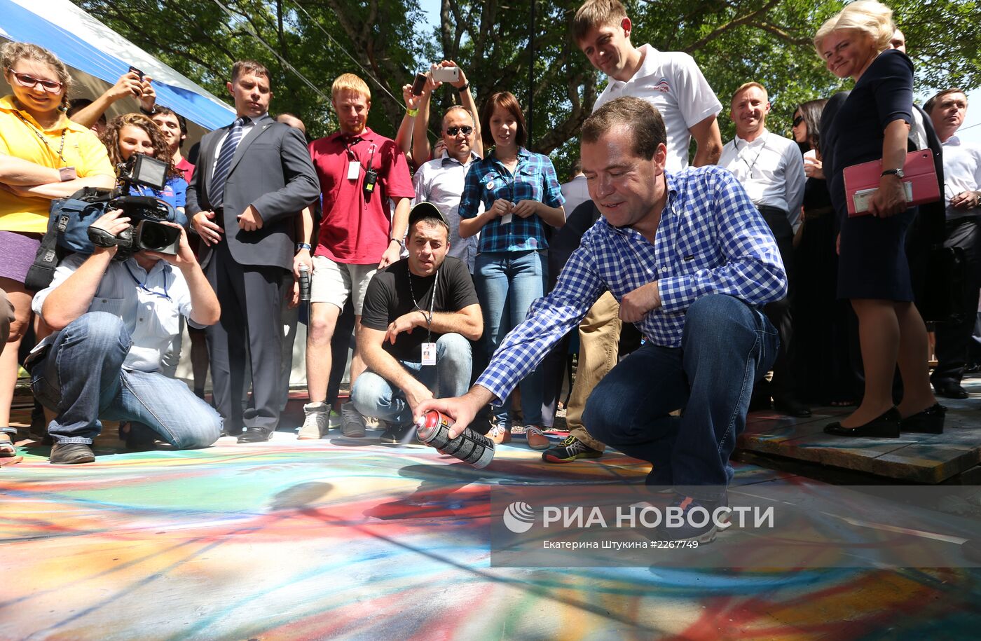 Рабочая поездка Д.Медведева в Пятигорск