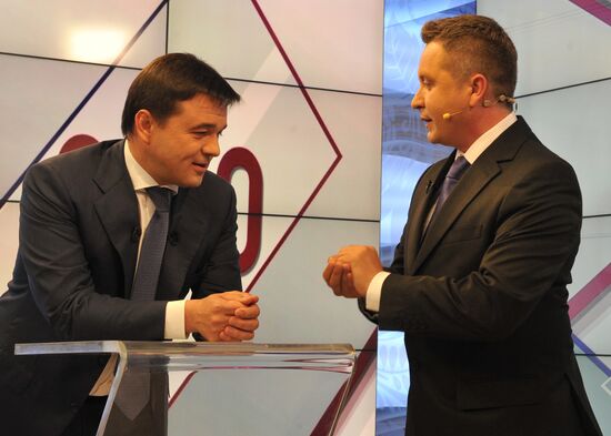 Дебаты между кандидатами в губернаторы Подмосковья