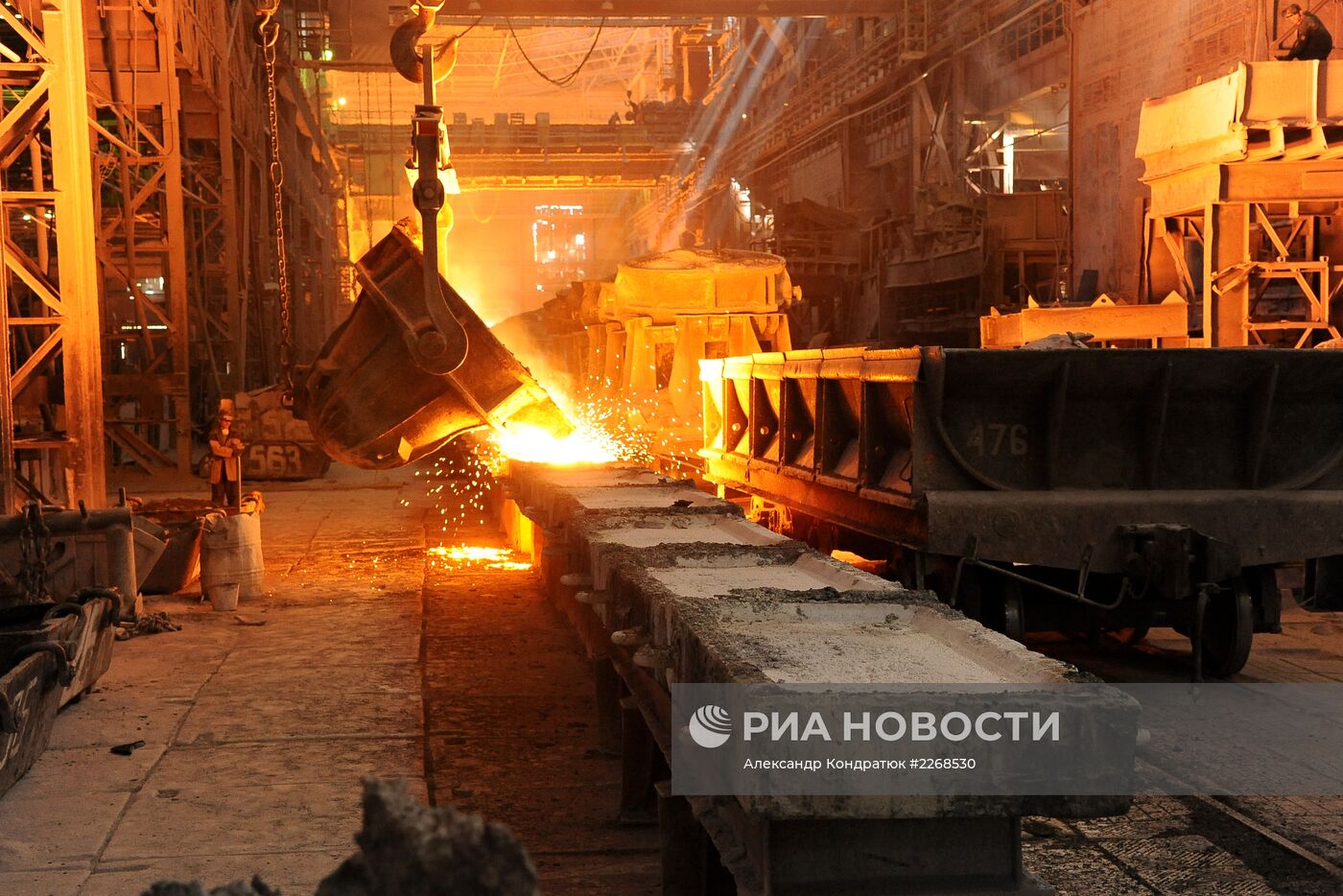 Работа Челябинского электрометаллургического комбината