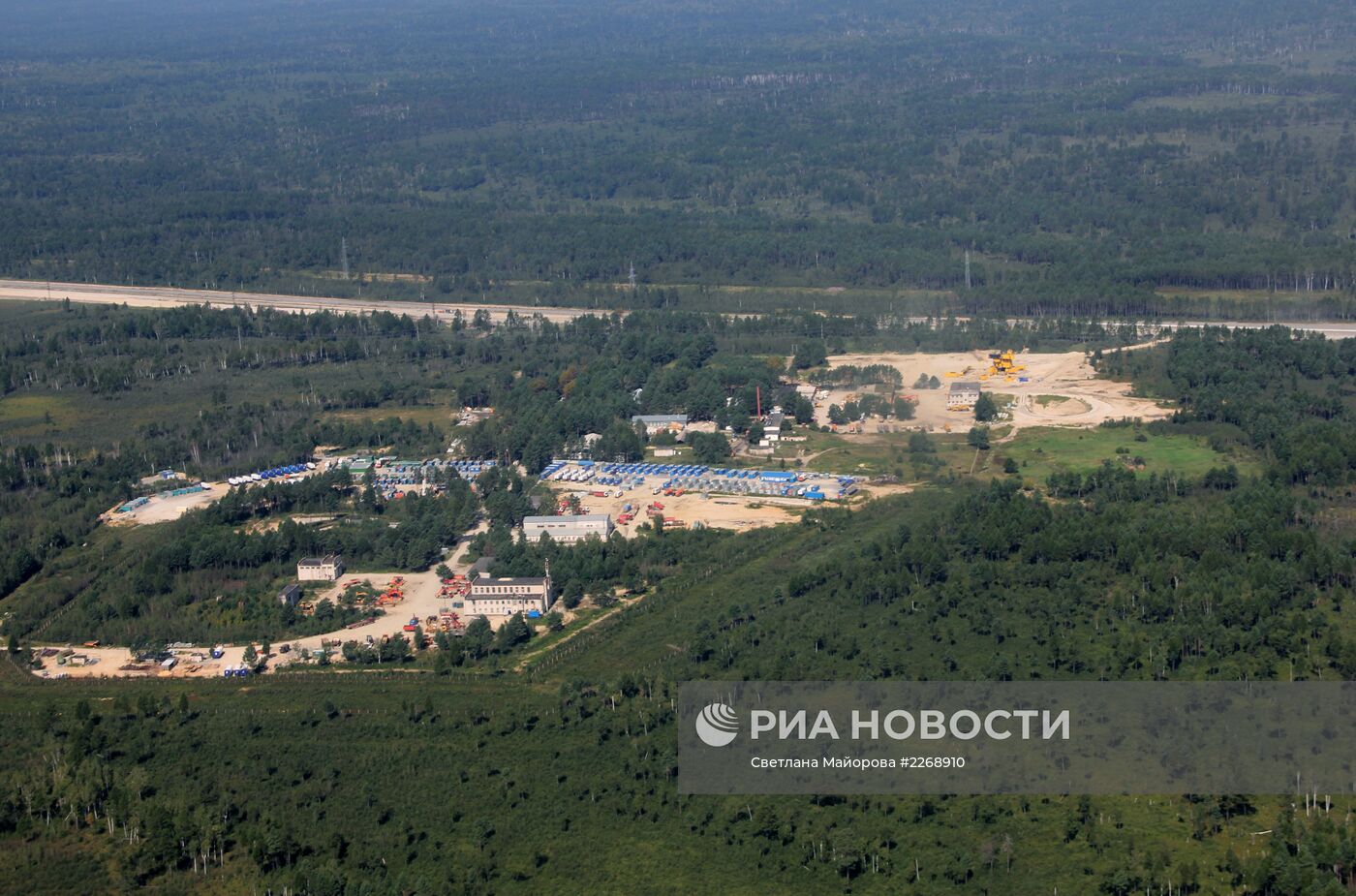 Строительство космодрома "Восточный" в Углегорске