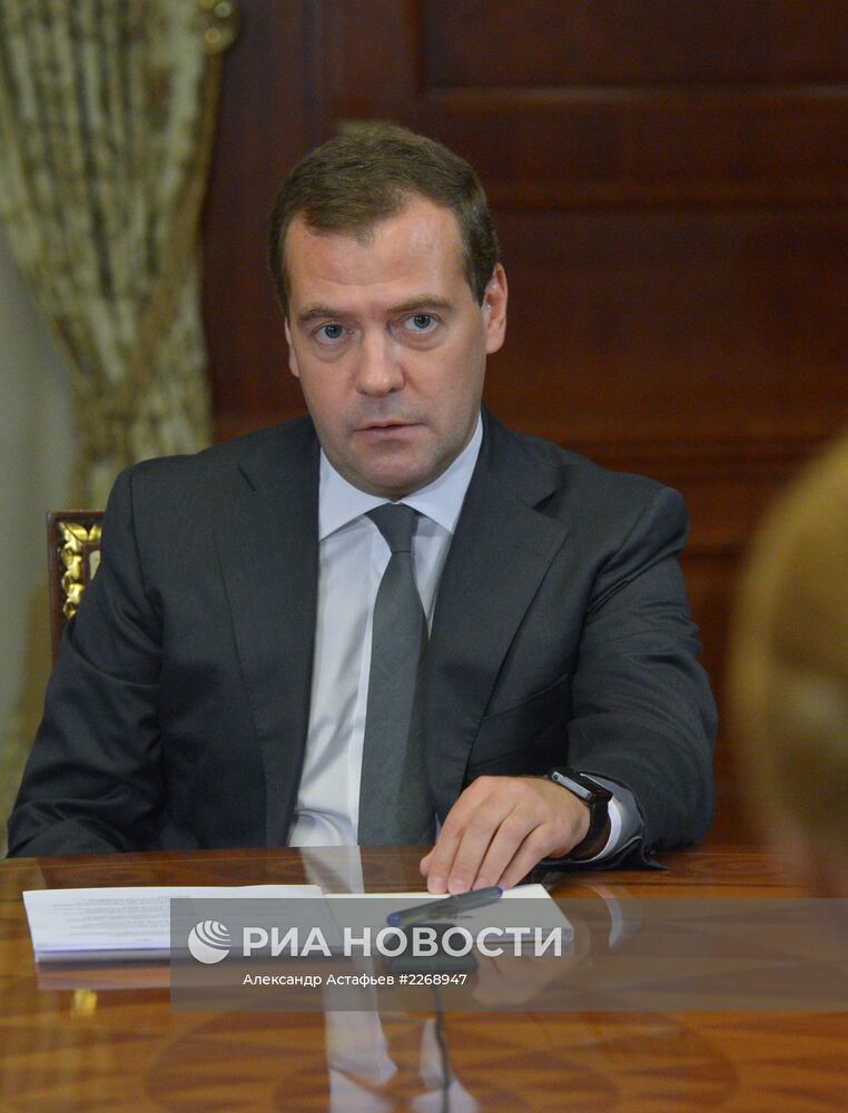 Встреча Д.Медведева с руководством партии "Единая Россия"