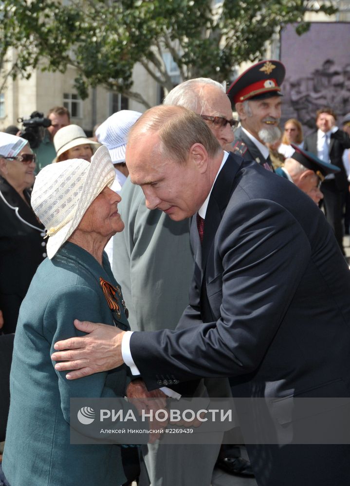 Рабочая поездка В.Путина в Волгоград