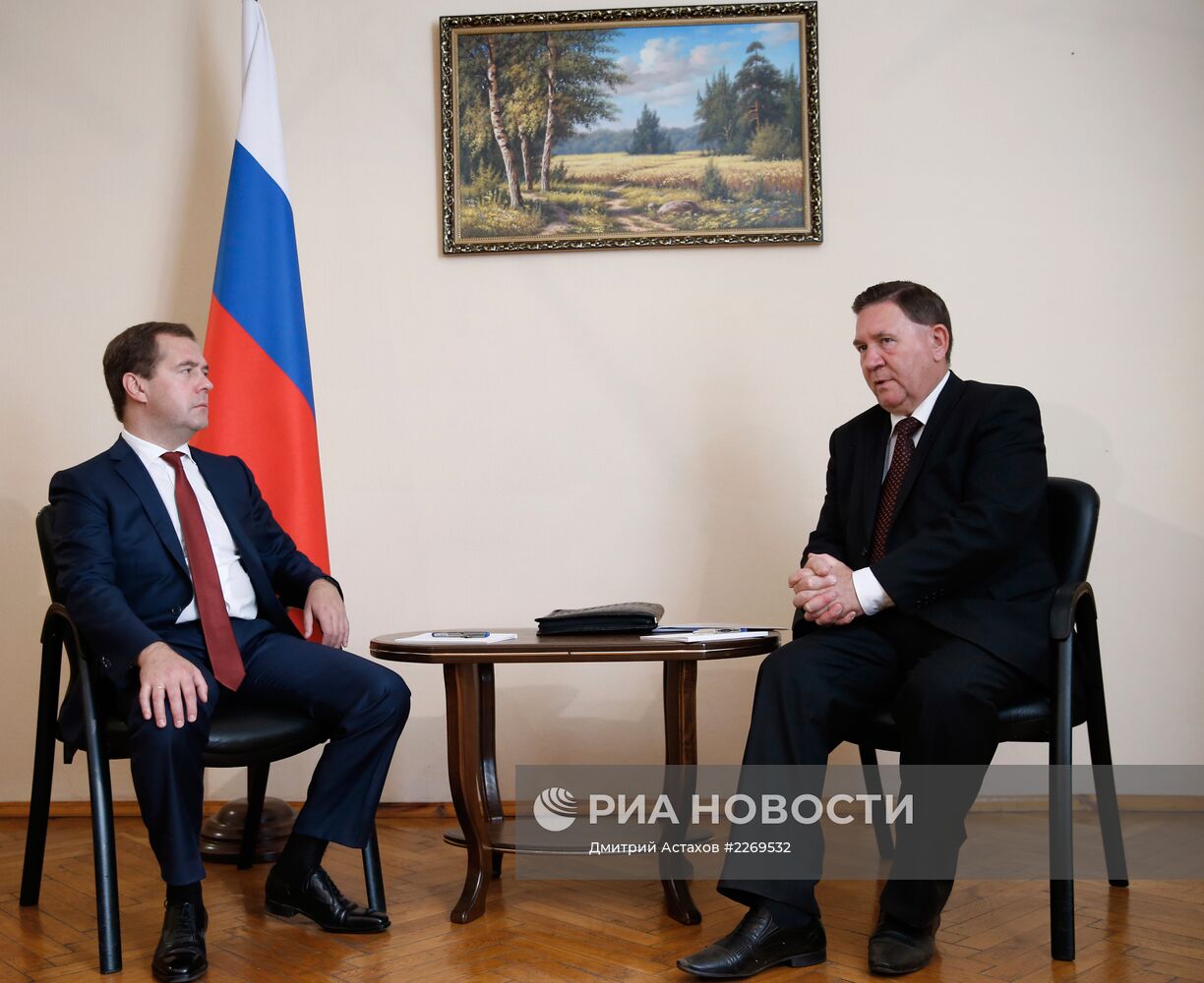 Рабочая поездка Д.Медведева в Курскую область