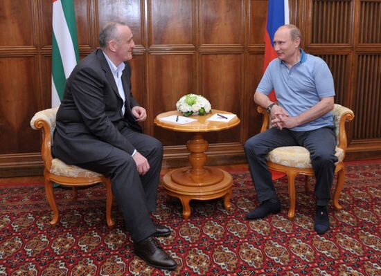 В.Путин посетил Абхазию