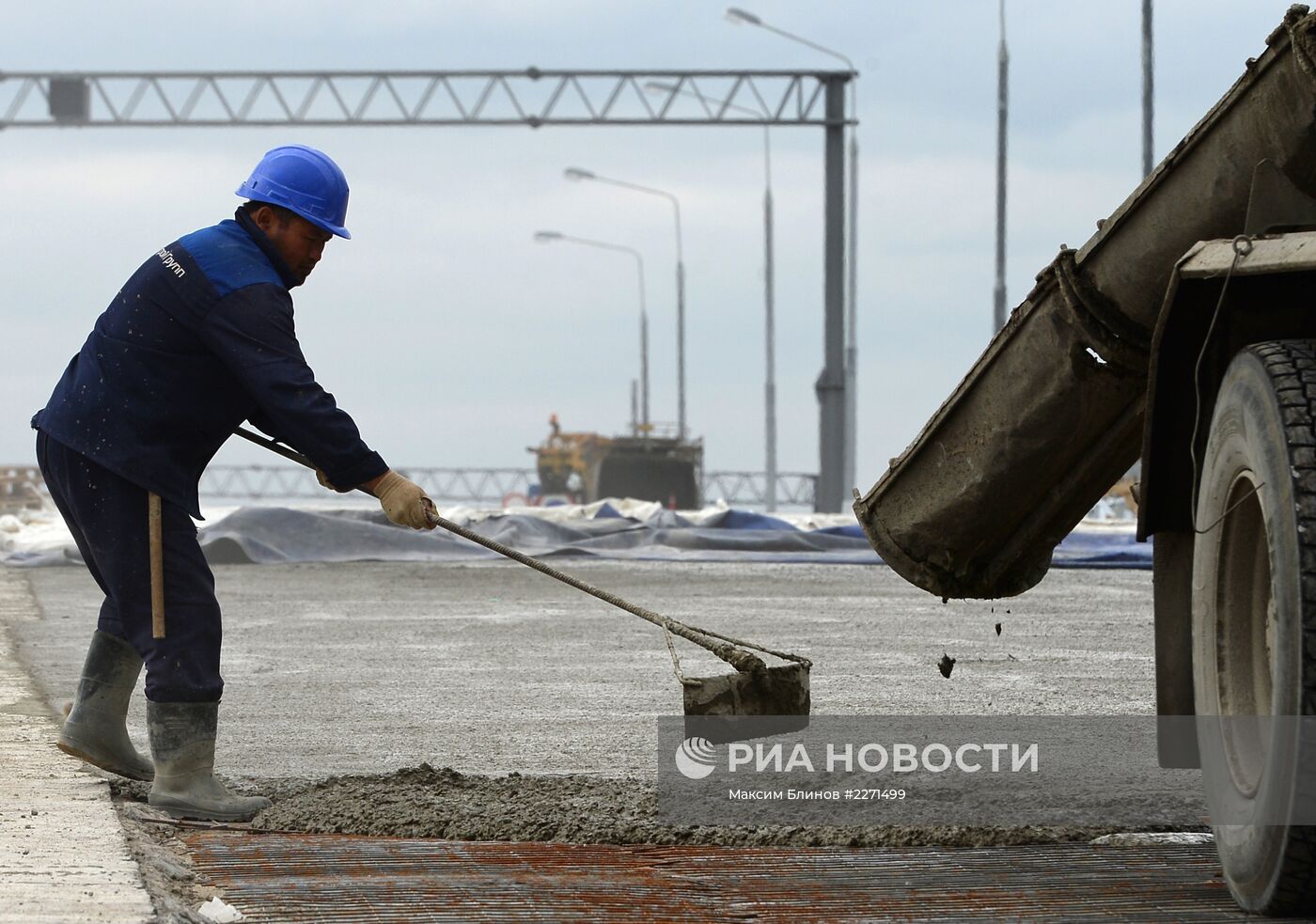 Строительство эстакады на Ярославском шоссе