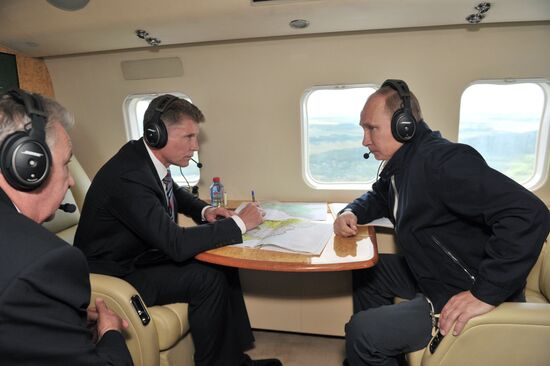 Рабочий визит В.Путина в Дальневосточный федеральный округ