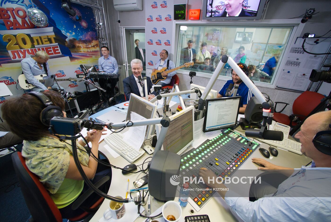С.Собянин дал интервью "Авторадио" в Москве