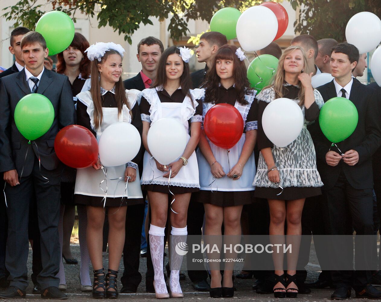 Начало учебного года в белорусской школе