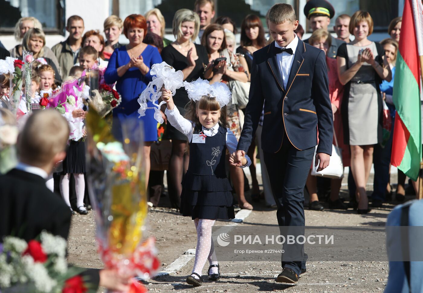 Начало учебного года в белорусской школе