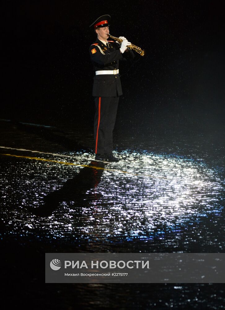 Генеральная репетиция фестиваля "Спасская башня" в Москве