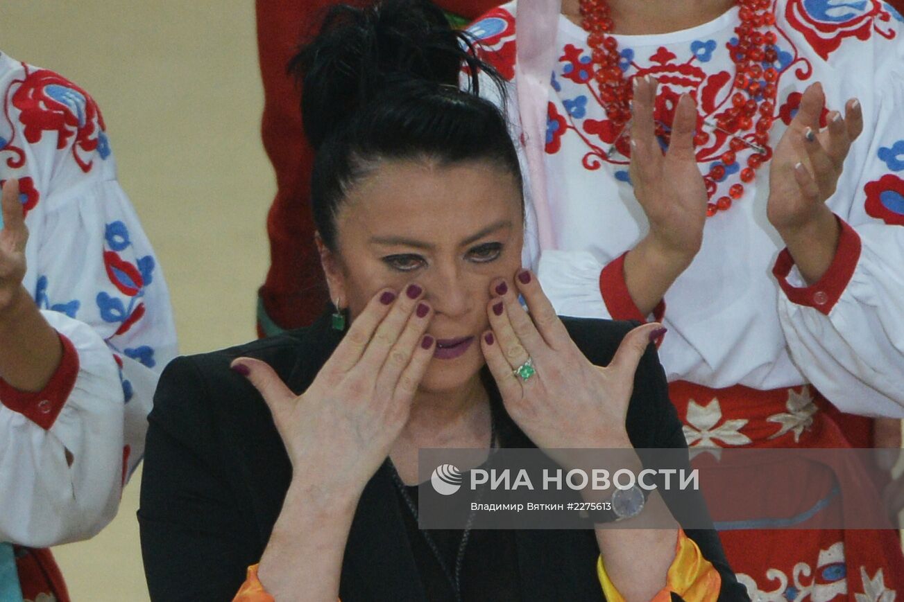 Художественная гимнастика. Церемония закрытия чемпионата мира