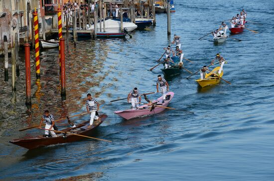 Фестиваль Regata Storica в Венеции