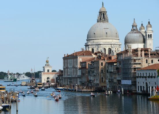 Фестиваль Regata Storica в Венеции