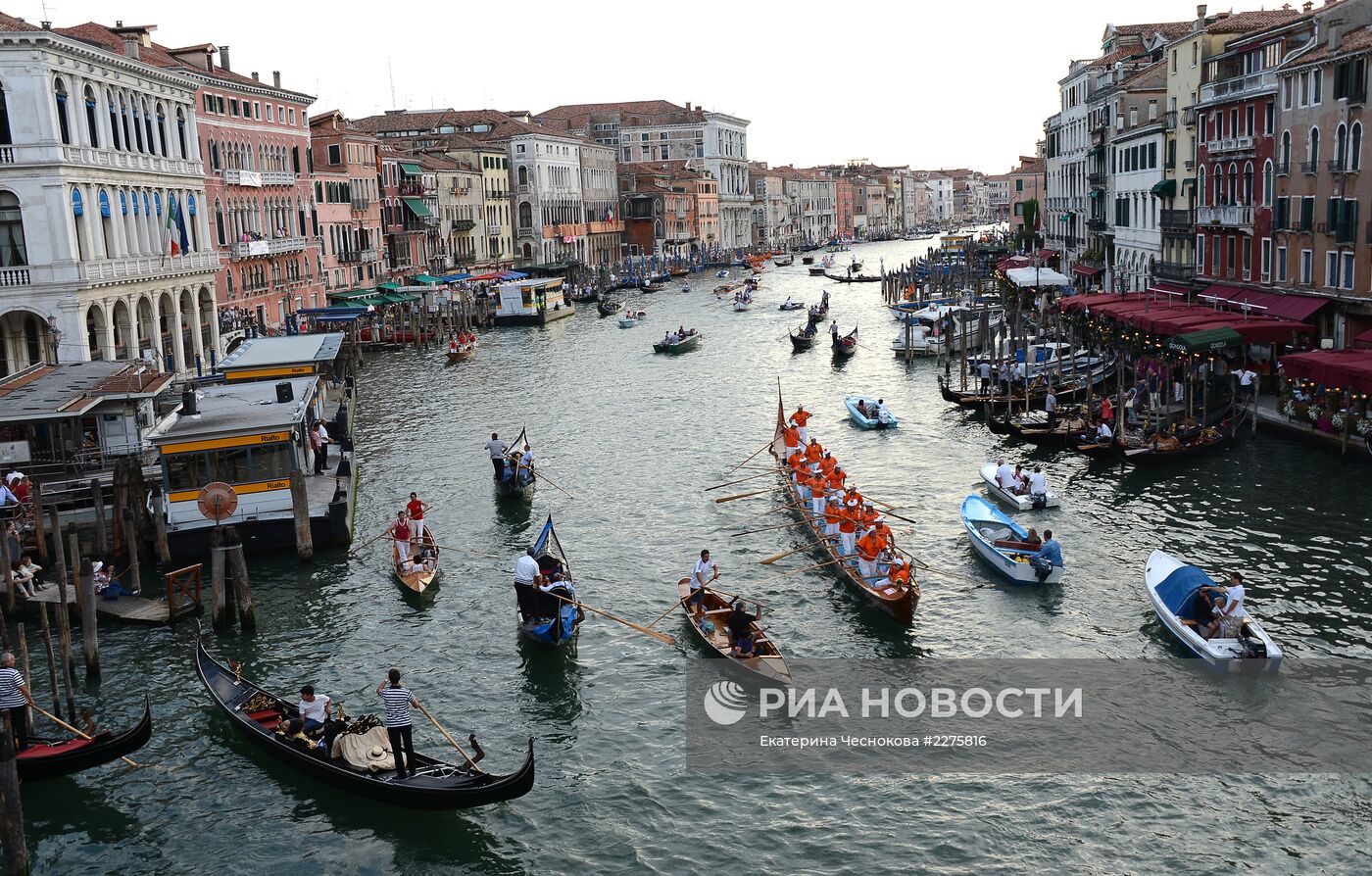 Фестиваль Regata Storica в Венеции