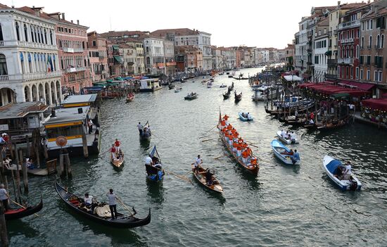 Фестиваль Regata Storica в Венеции