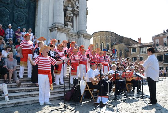 Фестиваль Regata Storica в Венеции