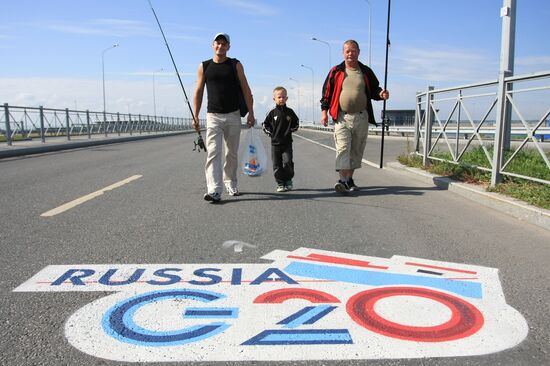 Санкт-Петербург перед началом саммита "Группы двадцати"