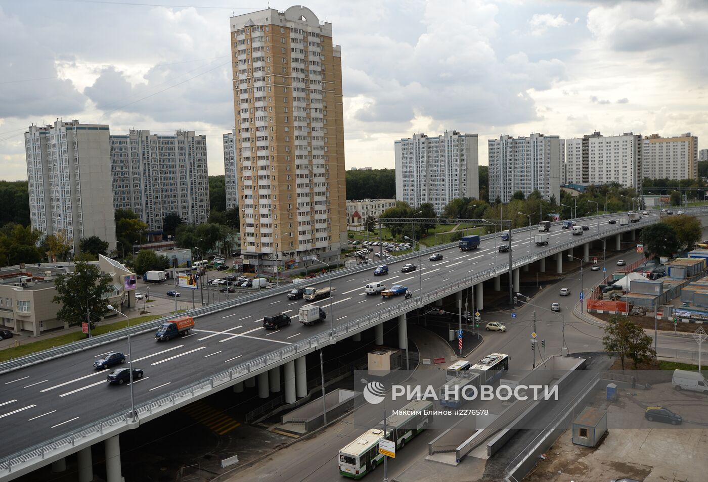 Новая эстакада открыта на Ярославском шоссе