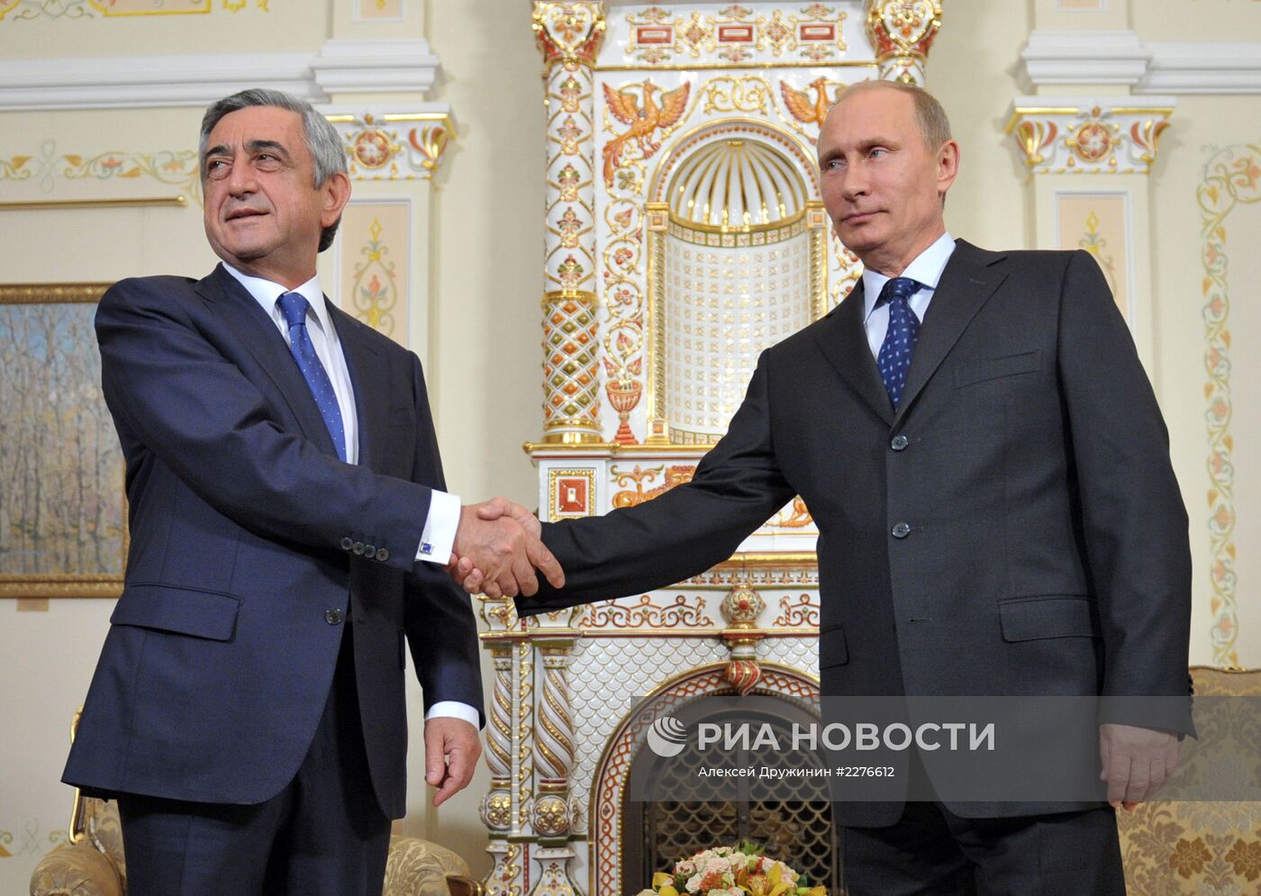 Встреча В.Путина и С.Саргсяна