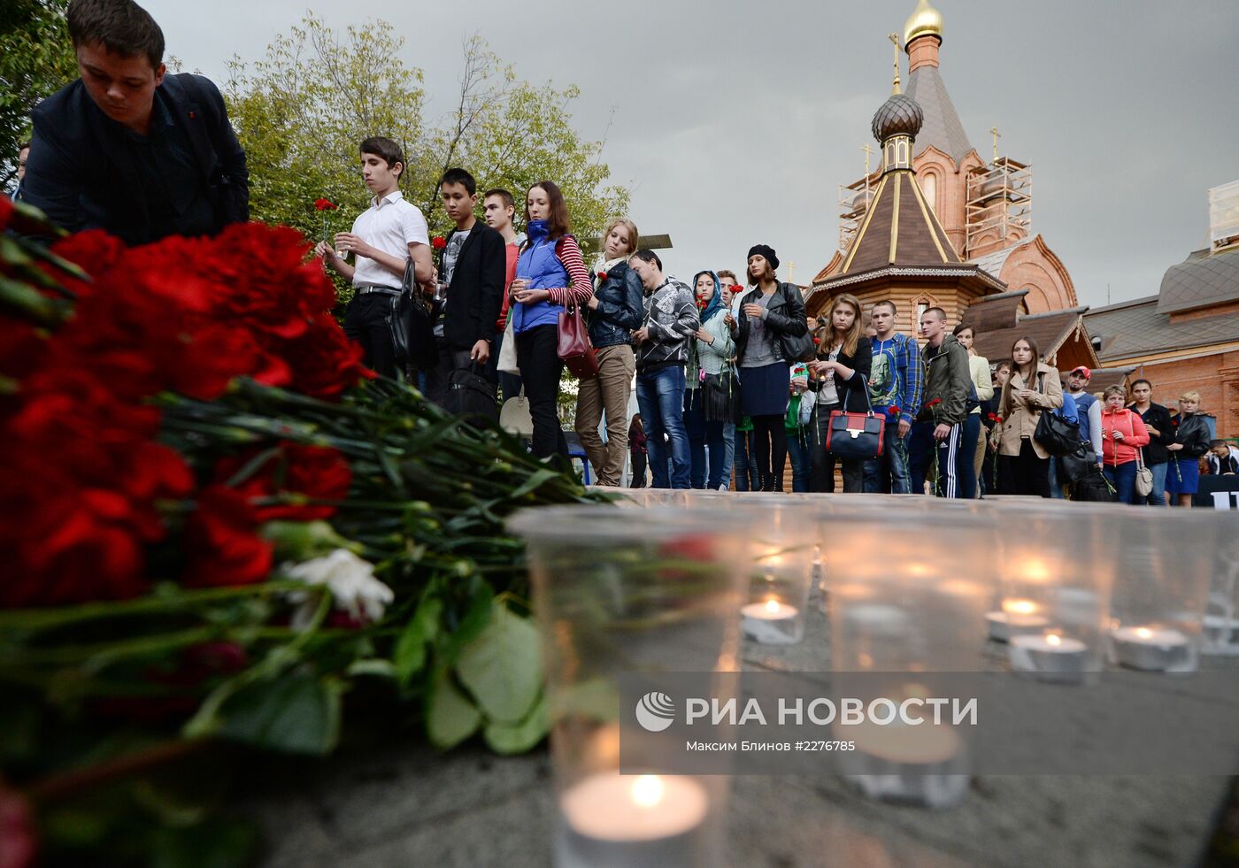 Митинги памяти жертв террористических актов в Москве