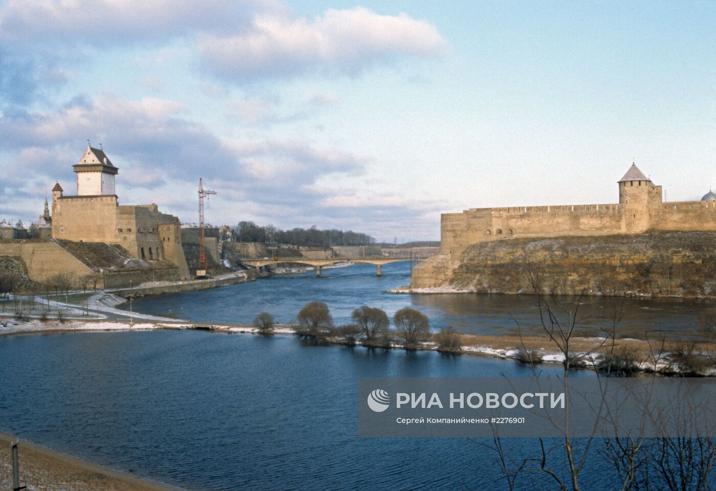 Нарвский замок и Ивангородская крепость