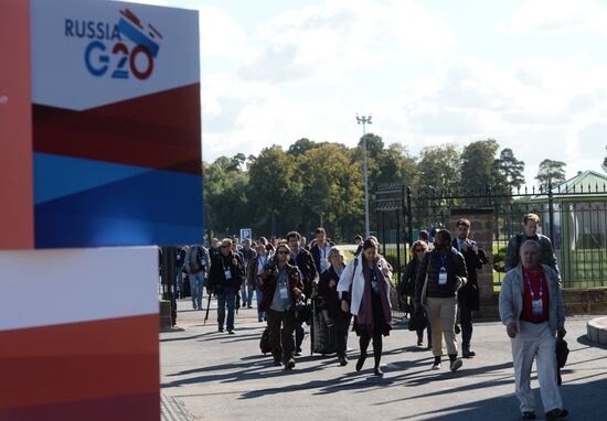 Работа Международного пресс-центра саммита G20