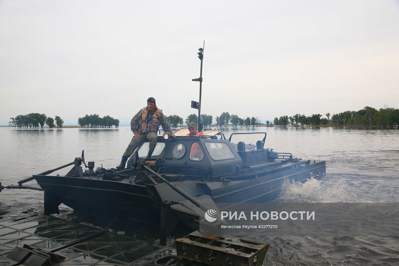 Автомобильная переправа в Хабаровском крае