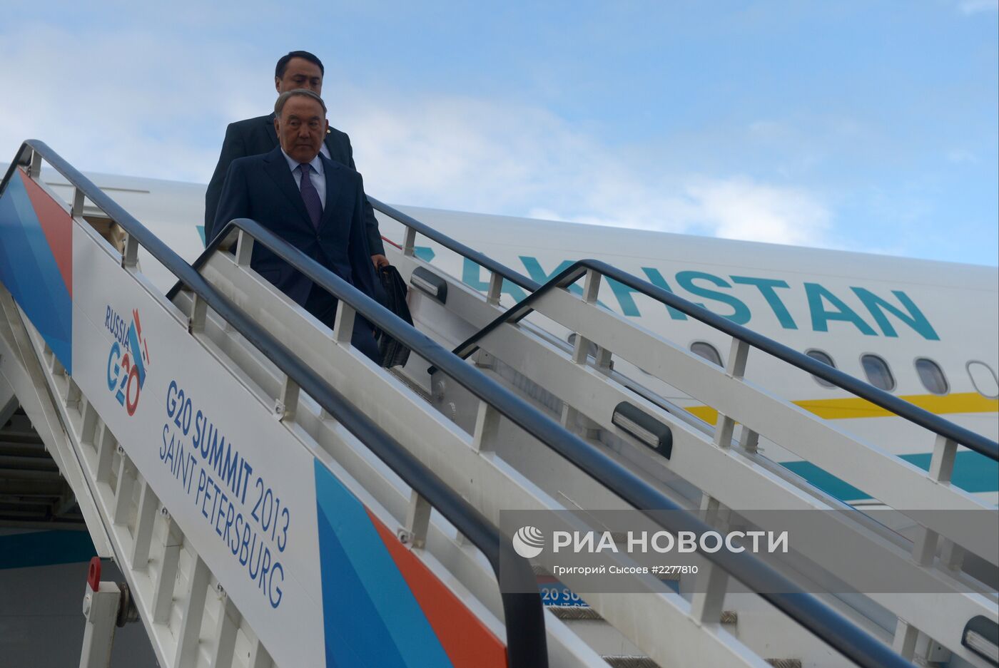 Прибытие глав делегаций, участвующих в саммите "Группы двадцати"